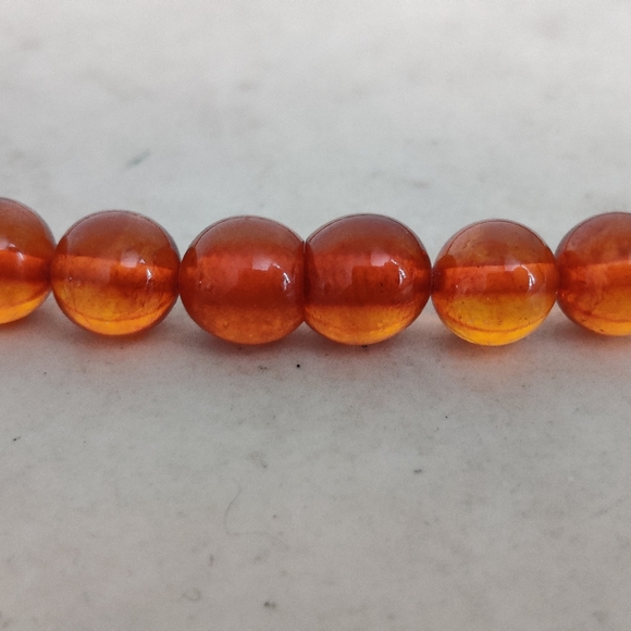 Vintage Genuine Soviet Baltic Butterscotch Amber Necklace - Picture 11 of 15